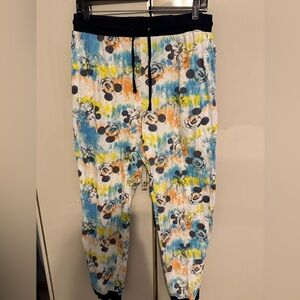 Unisex Colorful Mickey Mouse Print lounge pants
